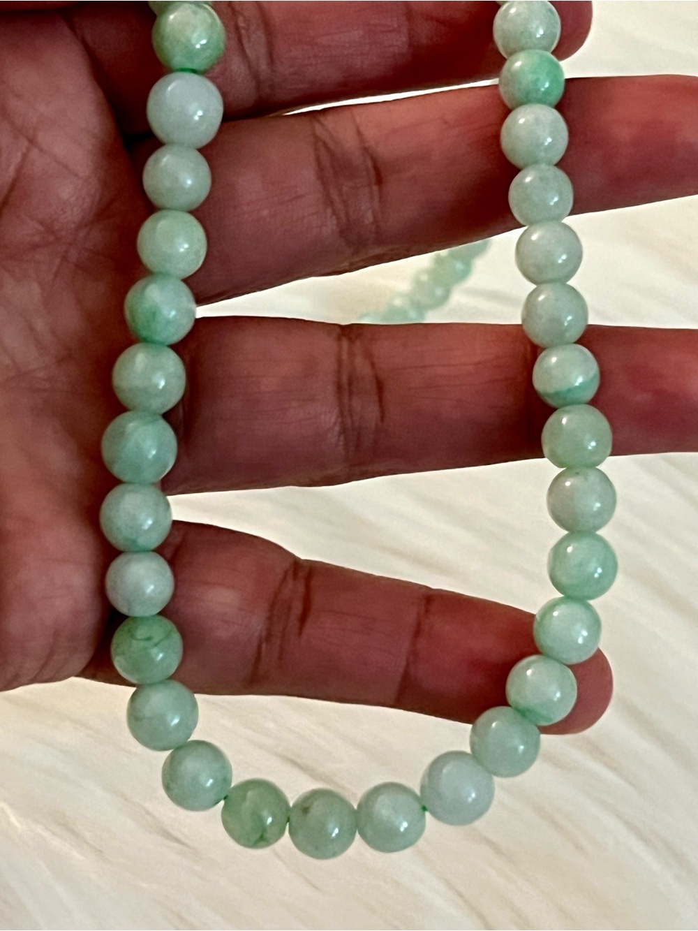 Jade Bead Necklace - Women Jewelry